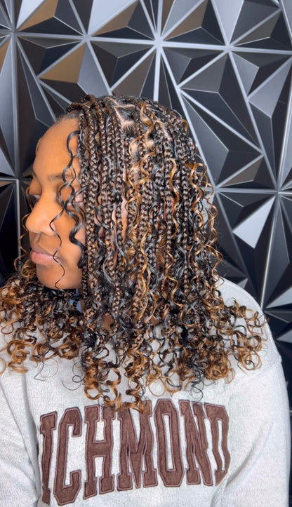 Boho Knotless Braids