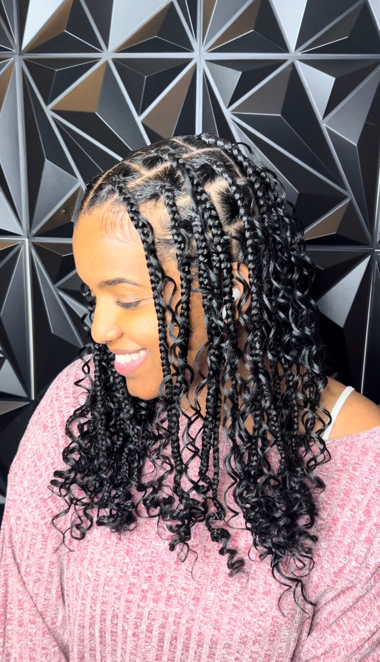 Boho Knotless Braids