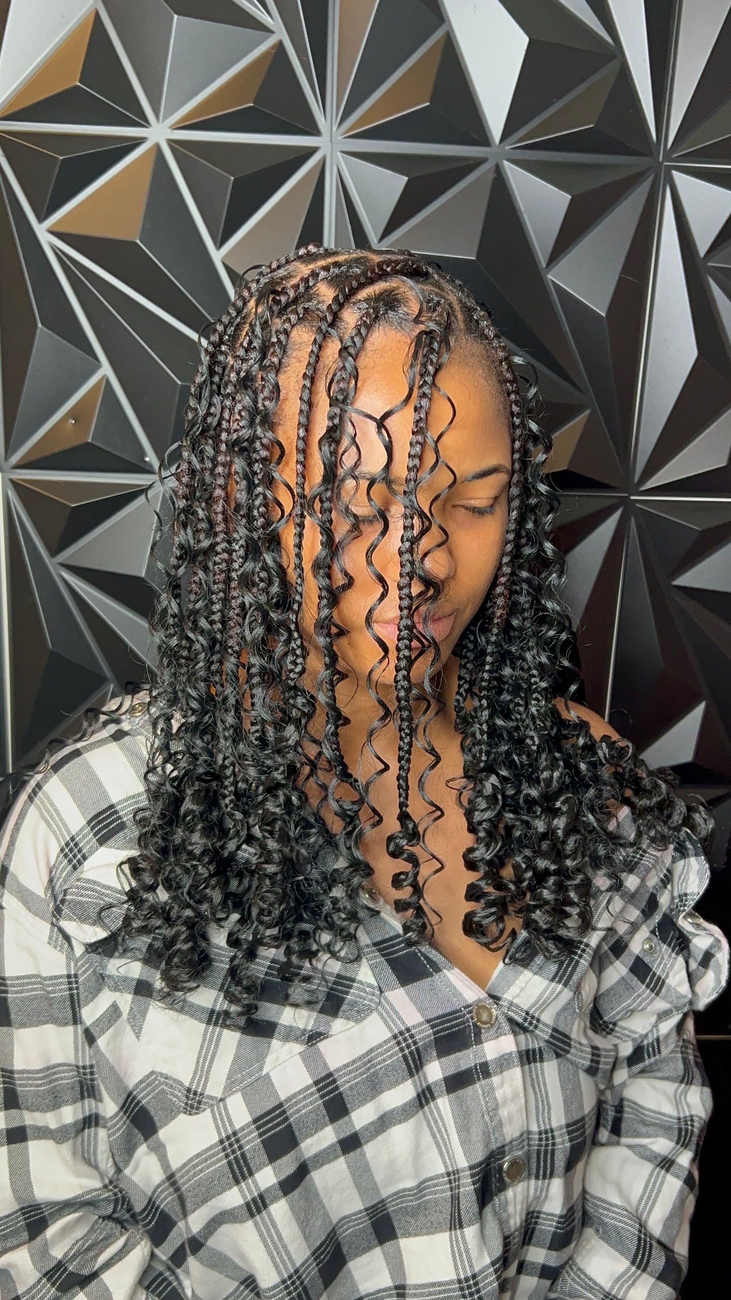 Boho Knotless Braids