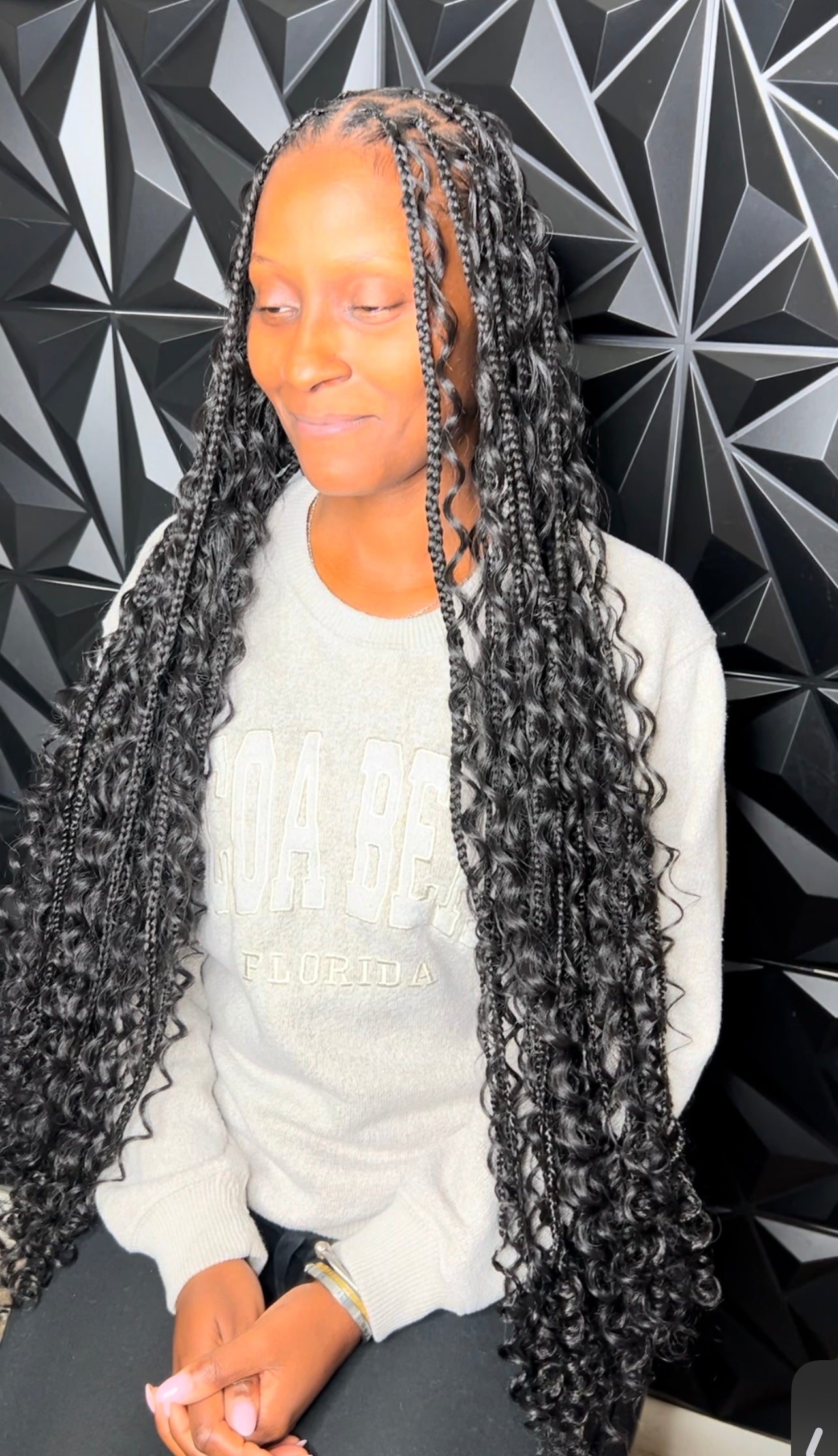 Boho Knotless Braids